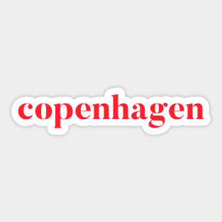 Copenhagen Sticker